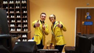 Yellow coats at Freshwater Beach