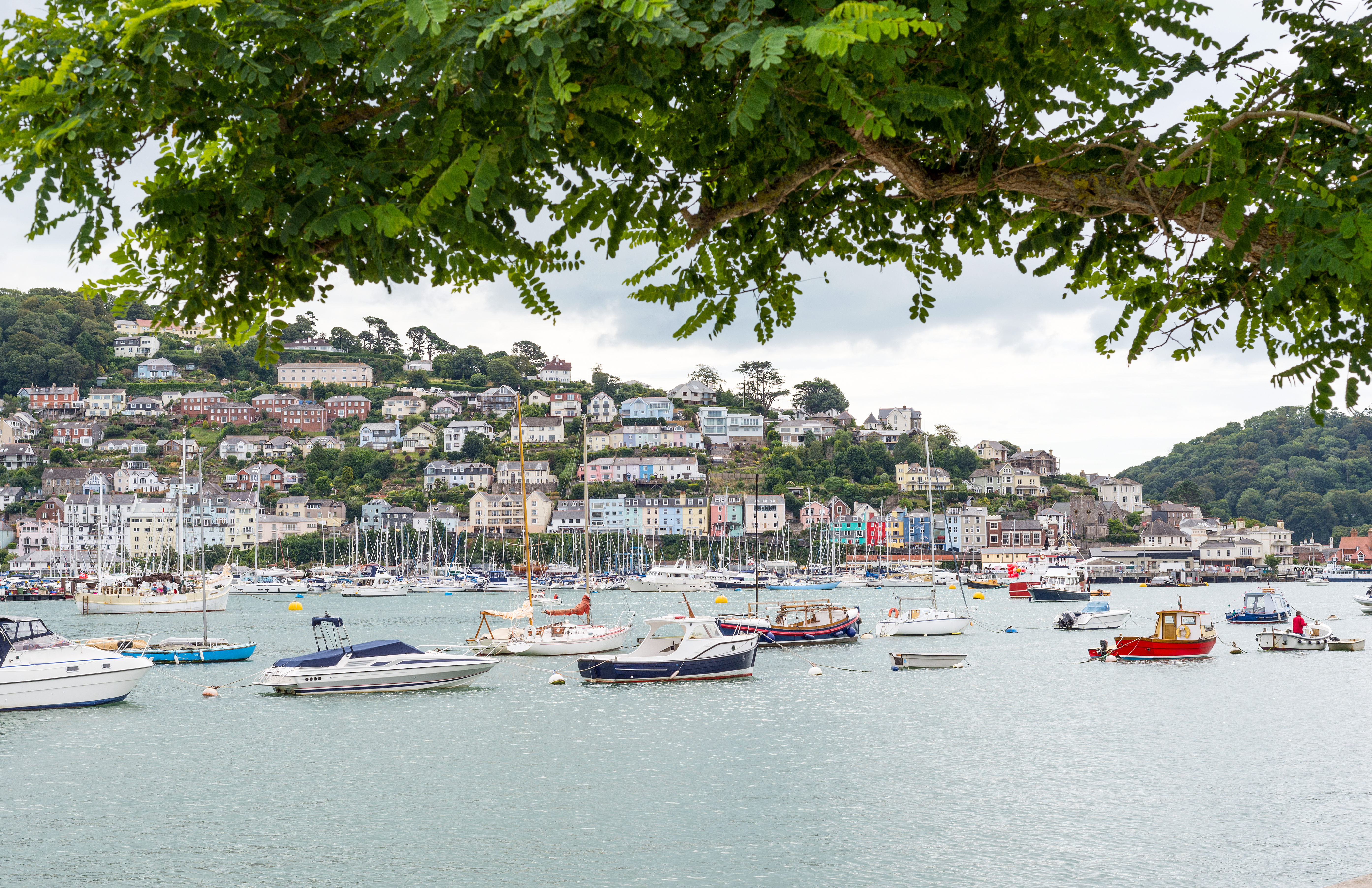 September Holidays UK - Dartmouth Estuary, Devon, England