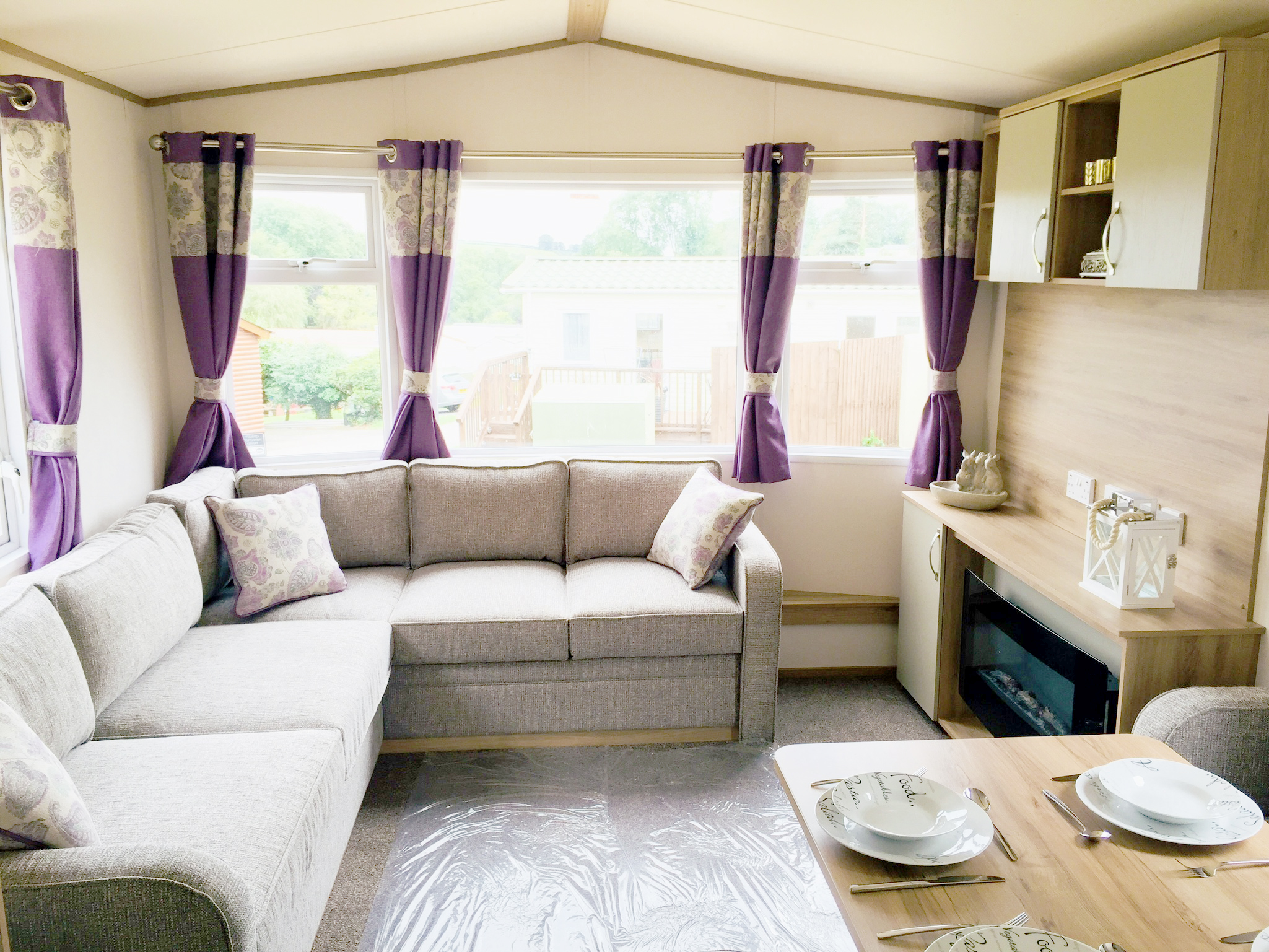 Static caravan for sale at Smytham Holiday Park