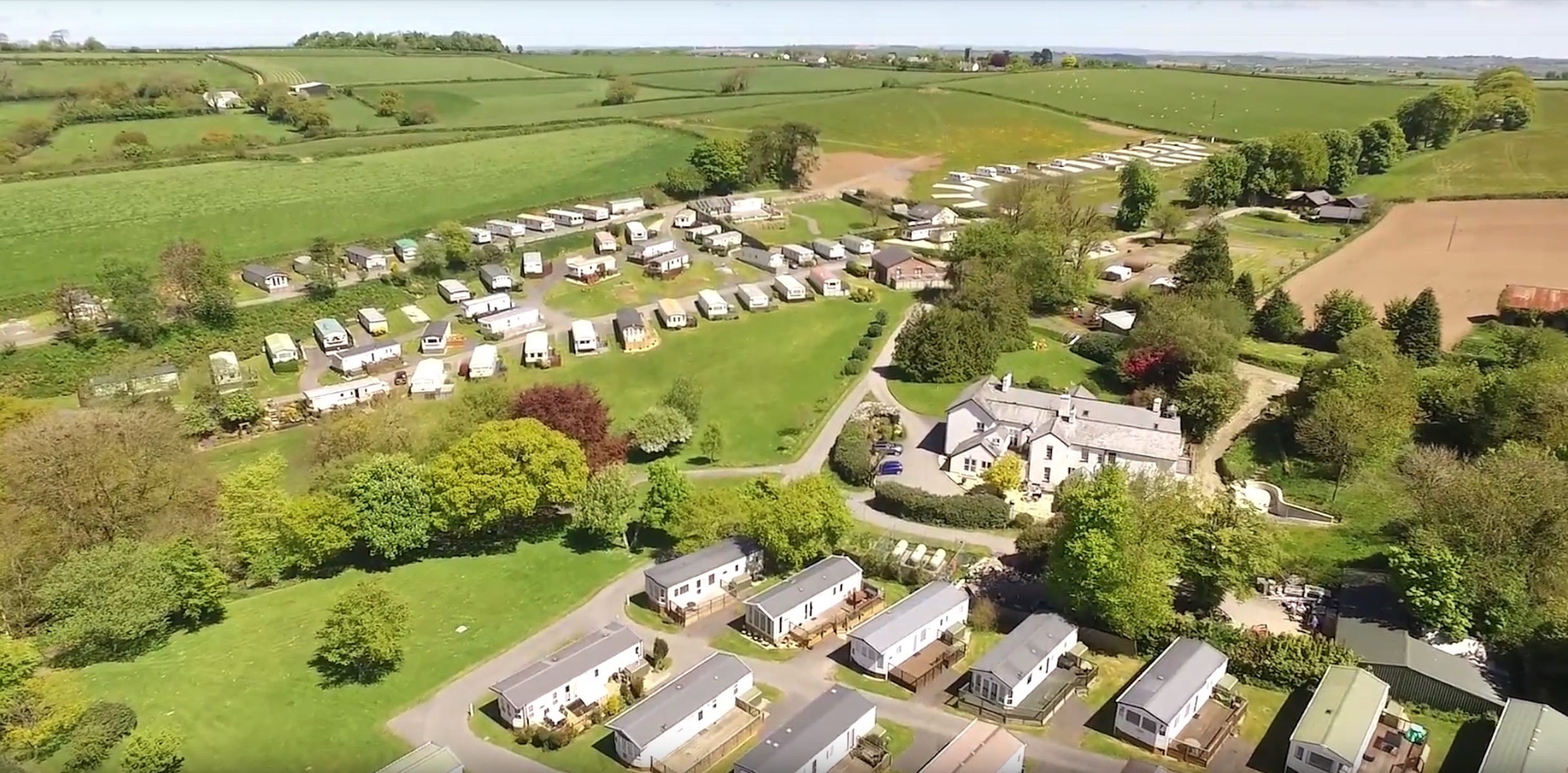 Smytham Holiday Park aerial picture