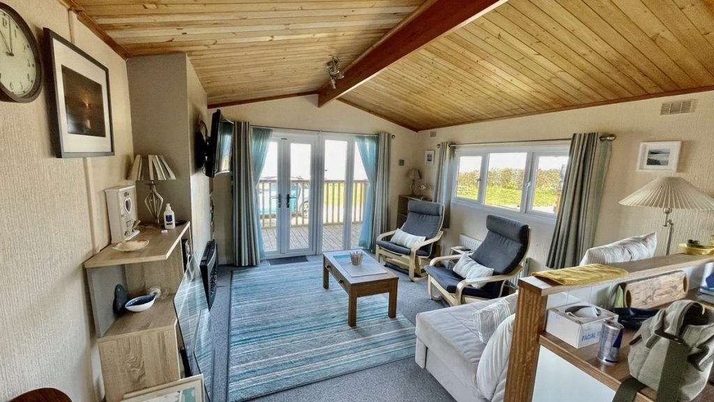Pre-owned Hamell Matisse lodge is for sale at St Audries Bay Holiday Club, Somerset