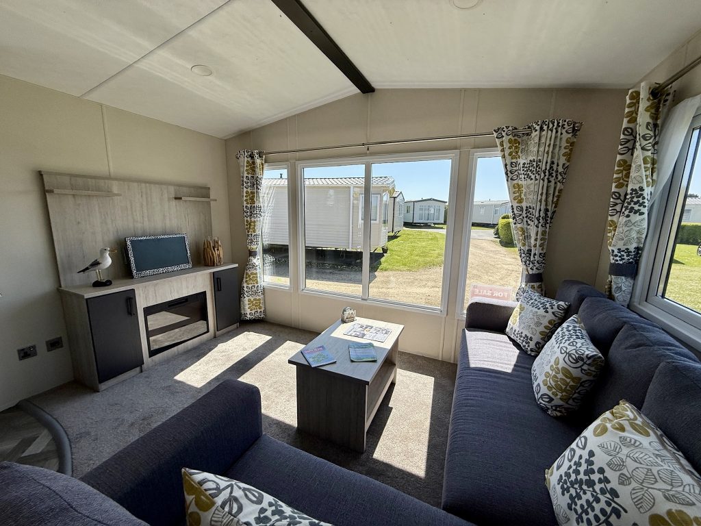 New Delta Woodbury for sale at Start Bay holiday park in Dartmouth, Devon