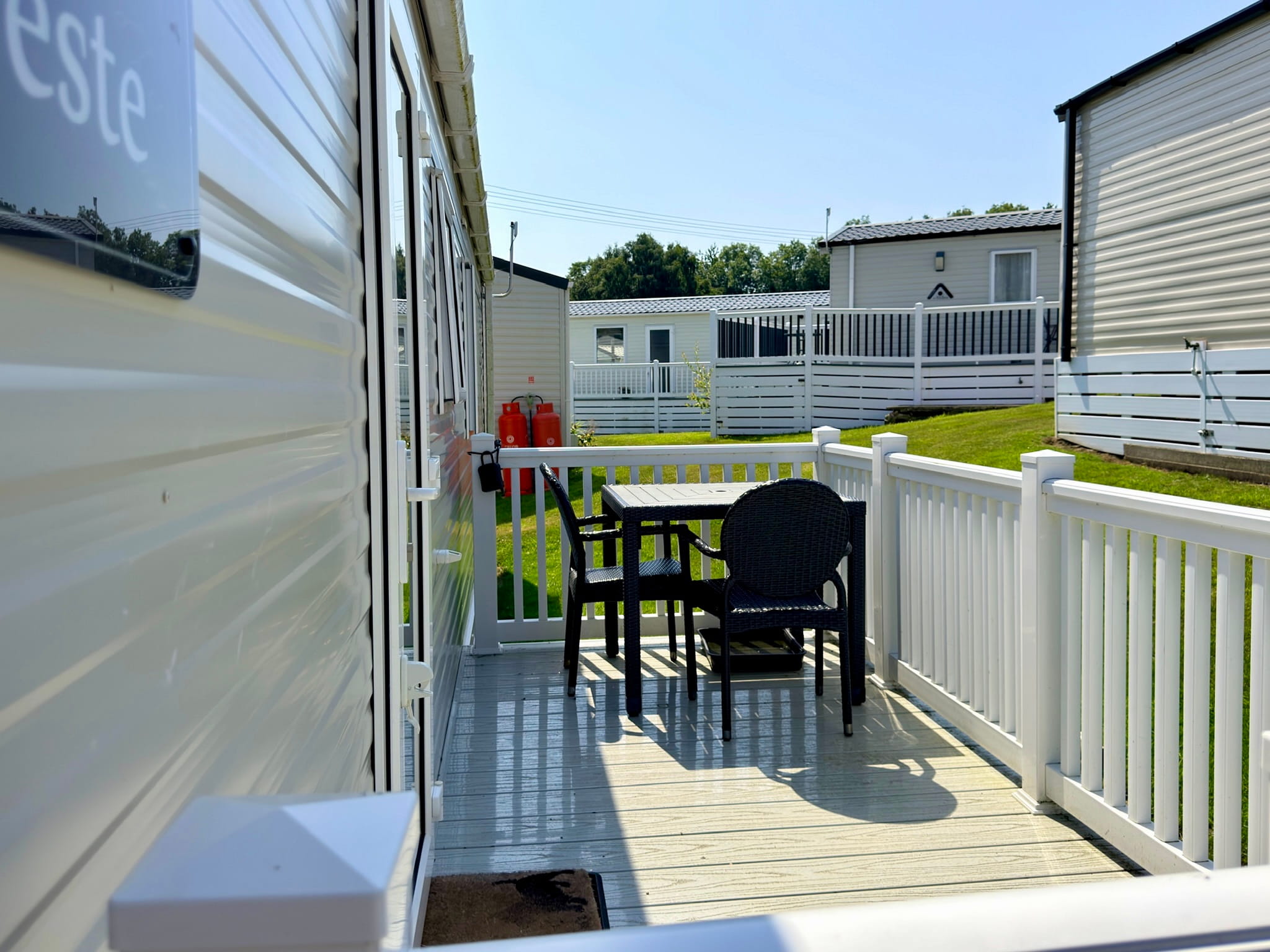 2021 ABI Trieste is for sale at Wood Farm Holiday Park in Charmouth, Dorset