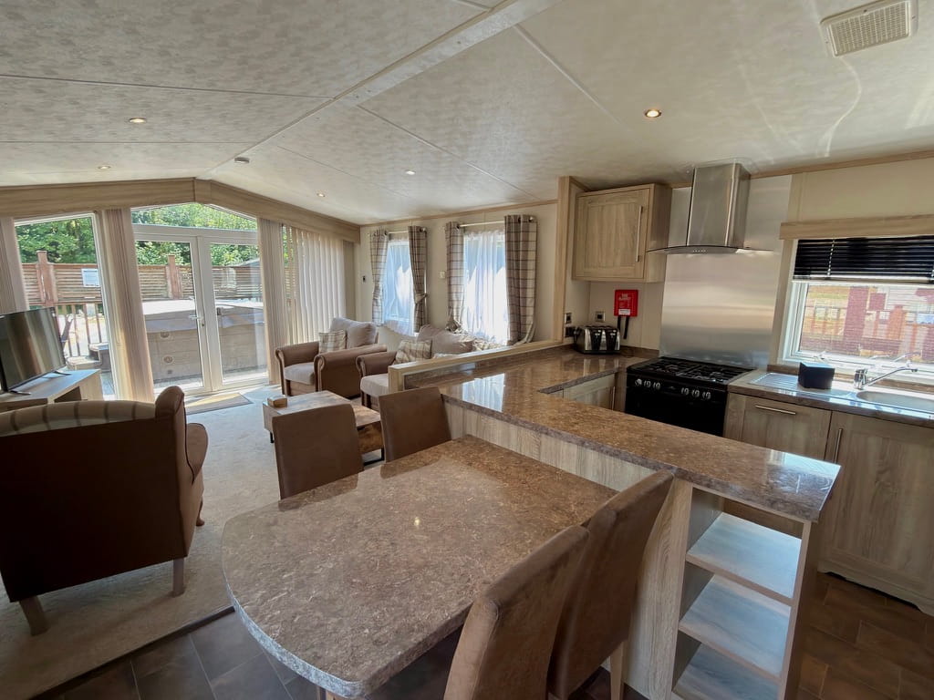 2018 Carnaby Helmsley lodge for sale at Finlake Resort and Spa in Chudleigh, Devon