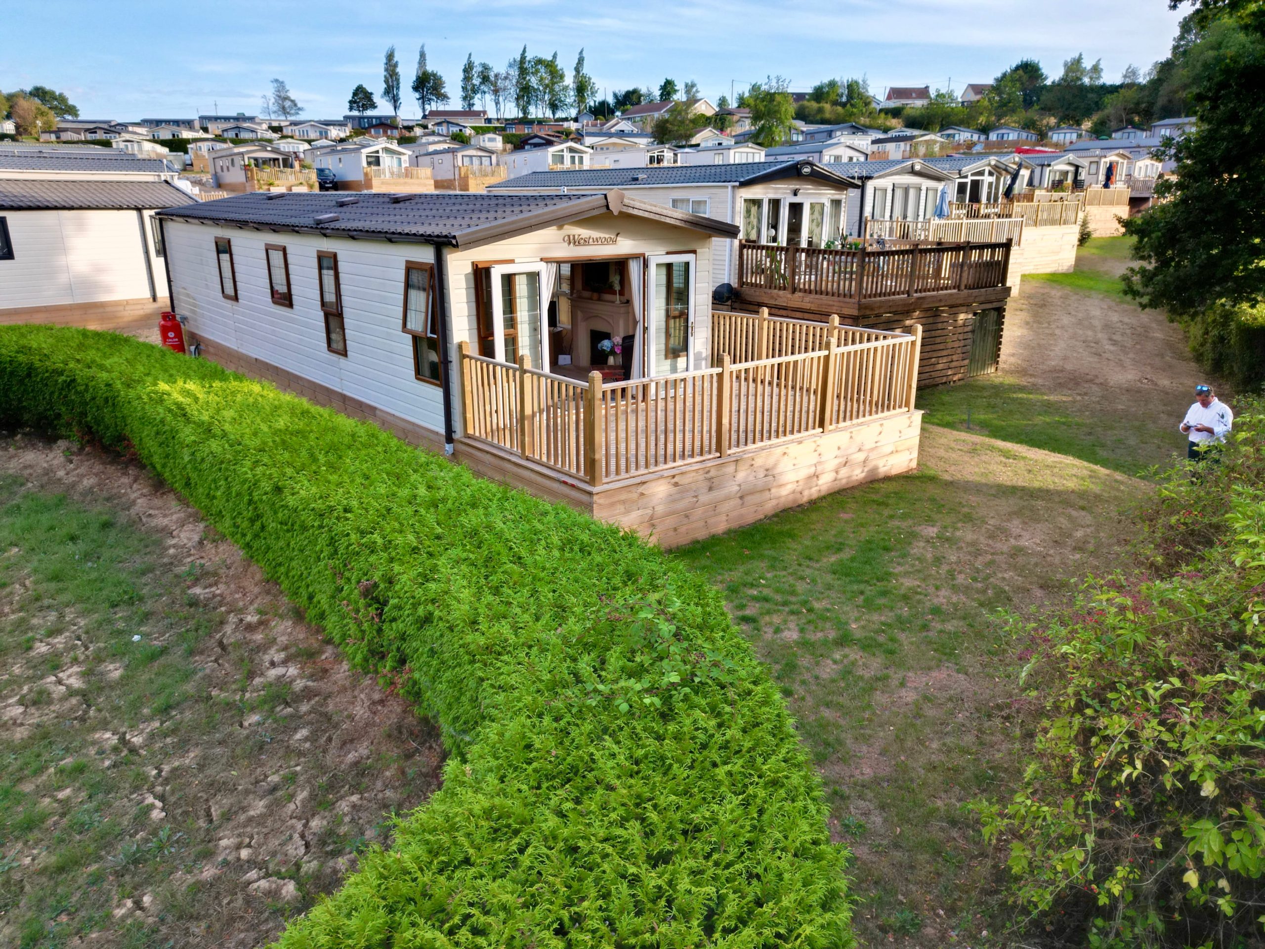 Pre-owned ABI Westwood is for sale at Springfield Retreat Lodge Park in Exeter, Devon